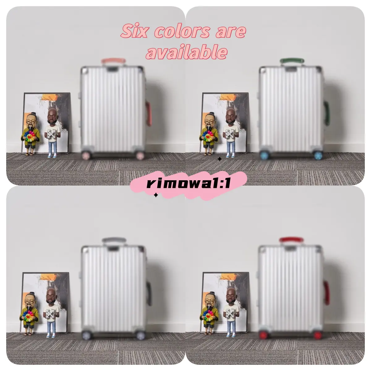 Designer unisex suitcase, high-quality checked suitcase, wheel logo design, fashionable and simple, essential for travel and business trips