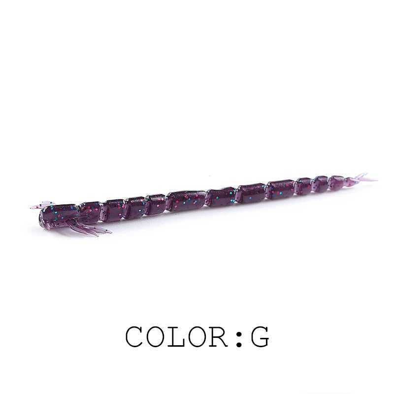 2021 new supercontinent blood teez larva soft bait Luya soft bait crazy 55mm/80mm swing larva Z250411