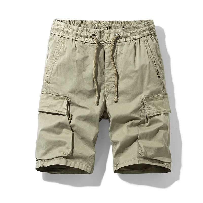 Summer Men Casual Cargo Cotton Mens Classic Vintage Pockets Outdoor Shorts Male Brand New Outwear Work Safari Short Pants