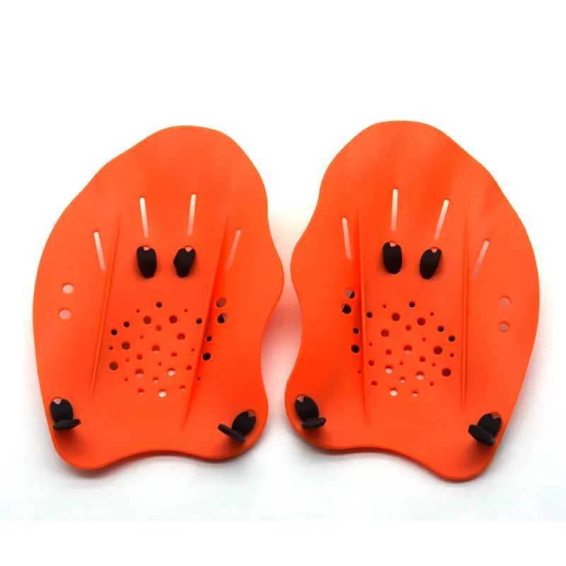 Adjustable hand net gloves for swimming paddle training suitable for men women children and swimming paddlesY250412