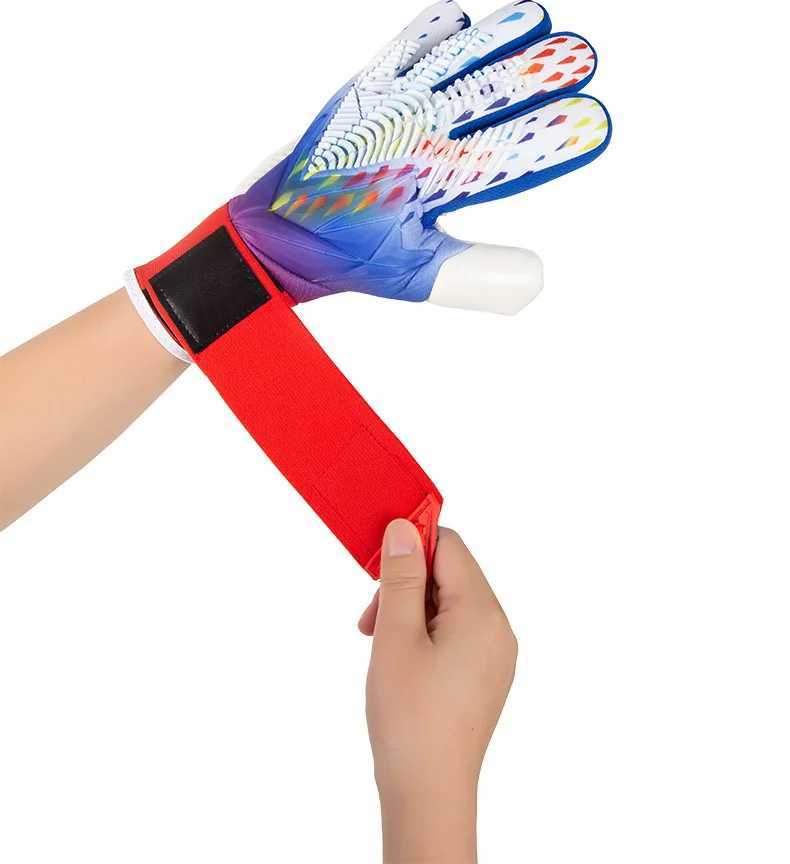 ROXXANA Goalkeeper Football Gloves Adult Game Professional Anti slip Childrens Latex Goalkeeper GlovesXJ250412