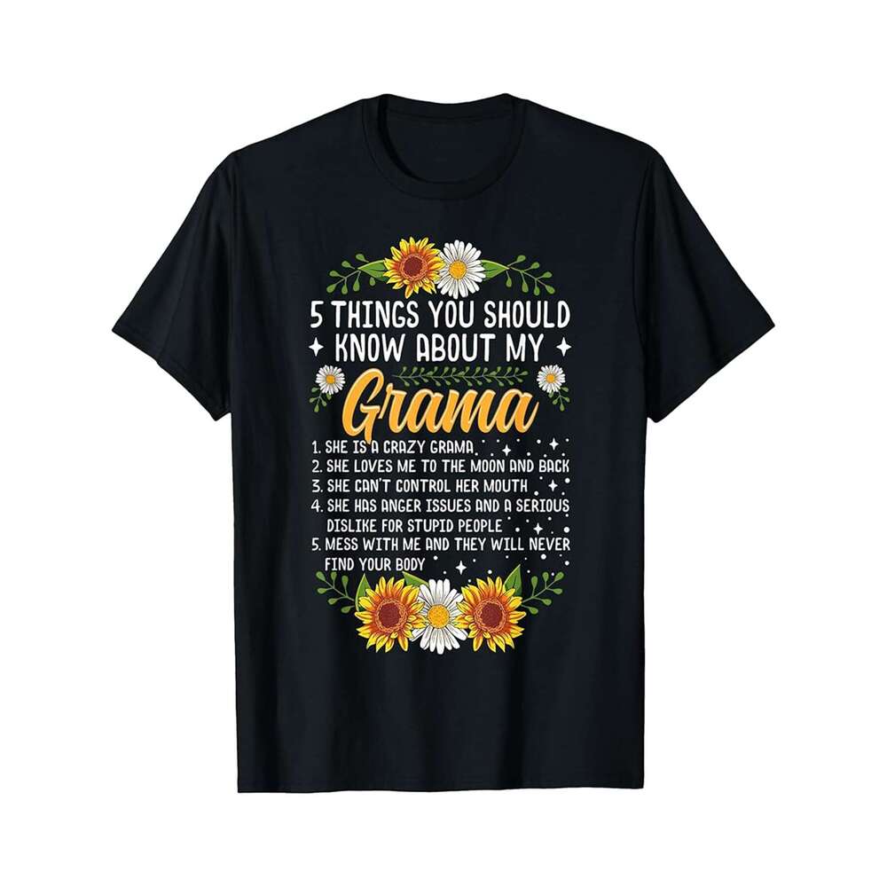 Designer T shirt 5 Things You Should Know About My Mema Shirt Cute Girls - 220g T shits