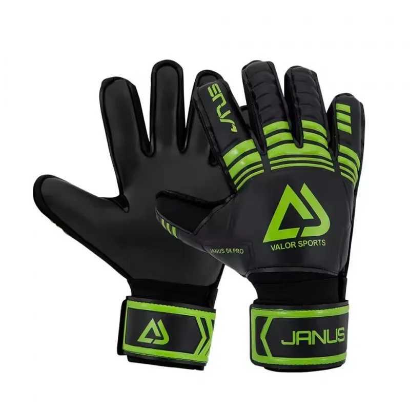 Full latex professional goalkeeper gloves football goal keeper anti-slip finger guard goalie soccer glove sports safetyW251112