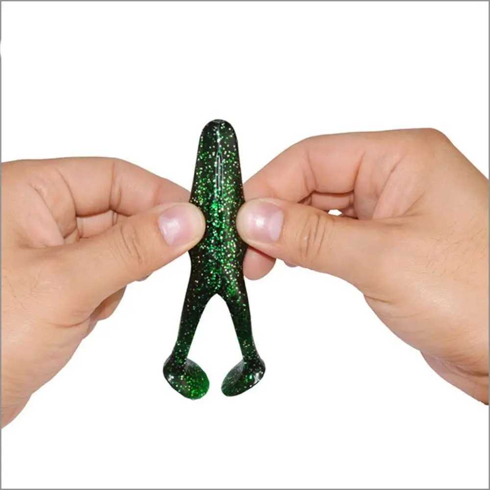 2PCS Silicone Soft Frog Fishing Lures 10.5cm/12g Jigging Lure Mini Soft Lure 3D Eyes Fishing Gear Product Fishing Tackle Z250411