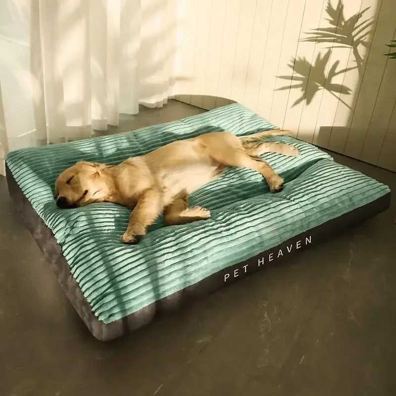 Corduroy dog bed sofa pad is a detachable and easy to clean warm floor mat for sleeping breathable washable pet sleeping dog supplies X250412