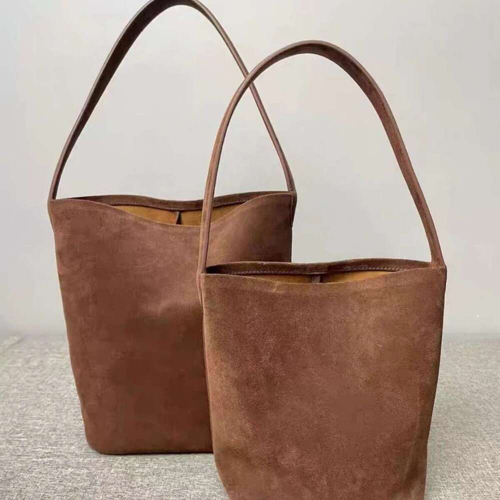 Fashion Faux Suede Bucket Designer Shoulder Bag Winter Large Women's Handbag Soft Shopper Tote Purses Ladies Clutch
