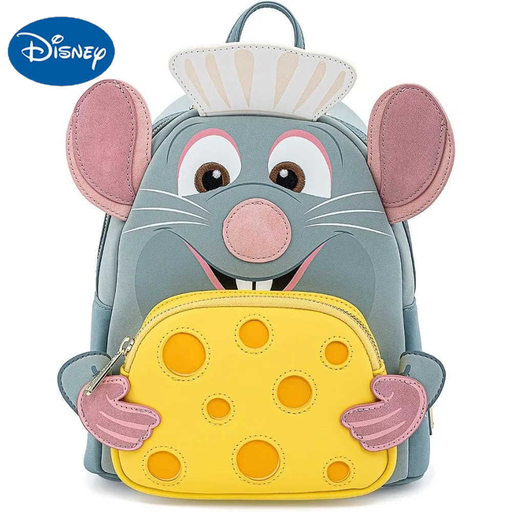 Disney Ratatouille Chef Role Play Womens Double Strap Shoulder Bag Wallet School Backpack Womens Backpack Casual Bag Girlfriend Gift X250412
