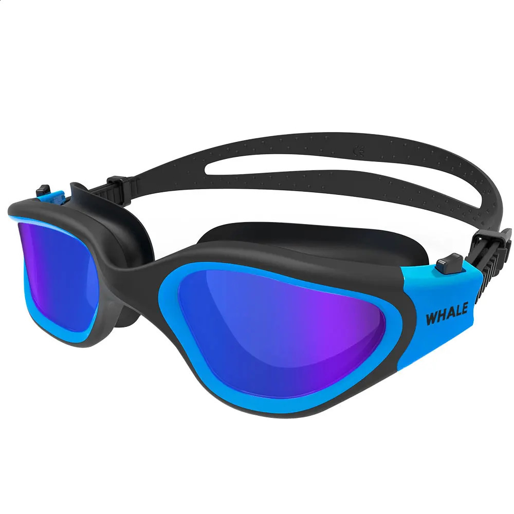 Adult Anti-Fog UV Protection Lens Men Women Swimming Goggles Waterproof Adjustable Silicone Swim Glasses Adults with Bag 250411