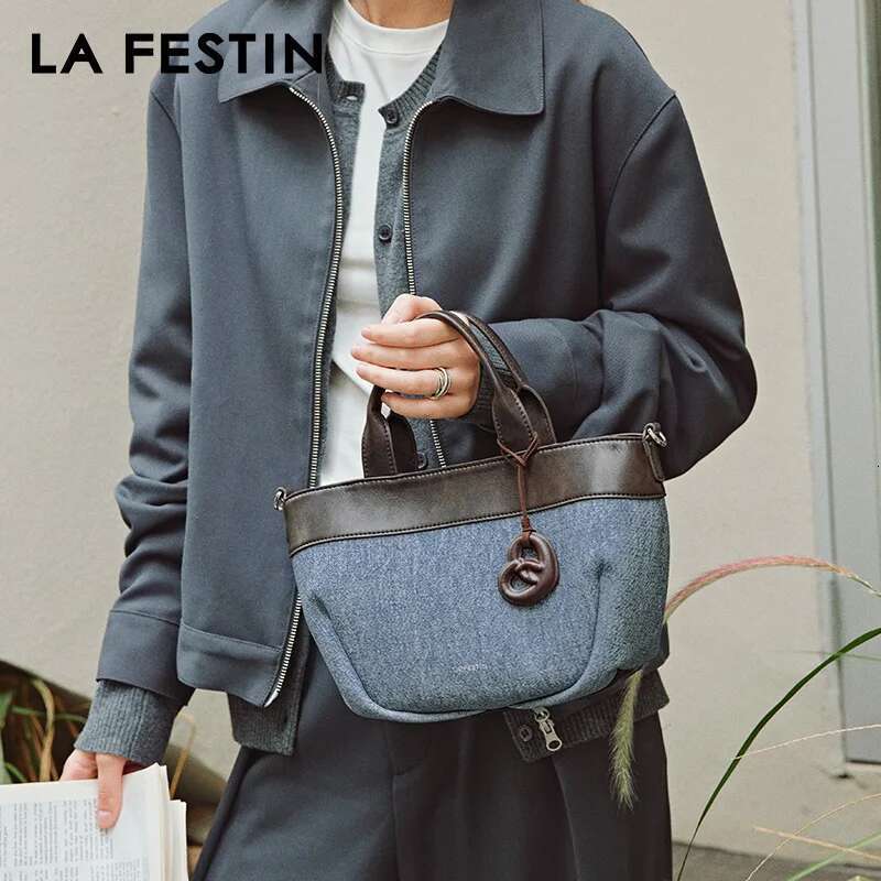 LA FESTIN Original Brand Women 2025 New Handbags Fashion Shoulder Crossbody Casual Shopping Designer Bag
