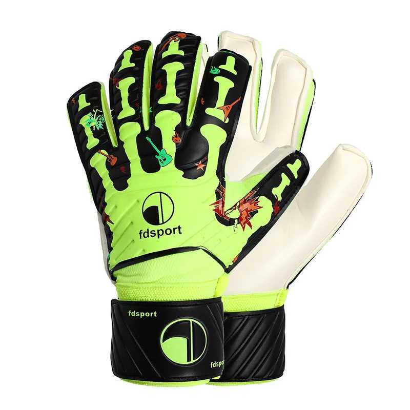 New football goalkeeper gloves latex finger protection gloves for professional matches 5 finger protection for children and adultsXJ250412