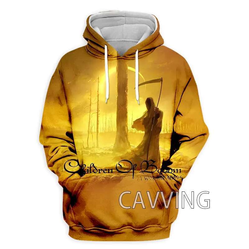 New Fashion Women/Men's 3D Print Children of Bodom Hoodies Hooded Haruku Hoodie Sweatshirts Tops K01