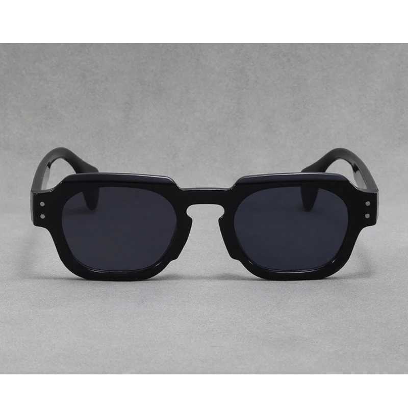 Square Vintage Sunglasses Men Women Brand Designer Irregular Sun Glasses Fashion Retro Outdoors Shades Rivet Oculos De SolC250411
