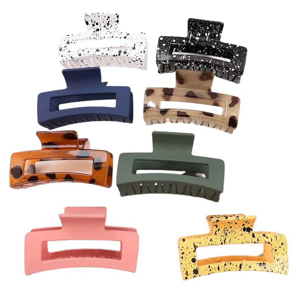 Korean womens plastic hair clip headpiece large-sized pin crab bucket fashionable decorative accessories Y2504012