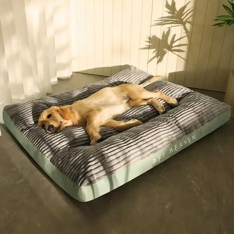 Corduroy dog bed sofa pad is a detachable and easy to clean warm floor mat for sleeping breathable washable pet sleeping dog supplies X250412