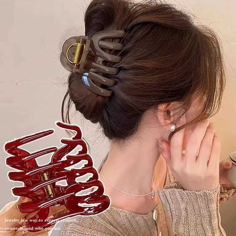 Newly designed top-notch pumpkin hair clip suitable for women sweet hair decoration long hair retention headband hair clip Y2504012
