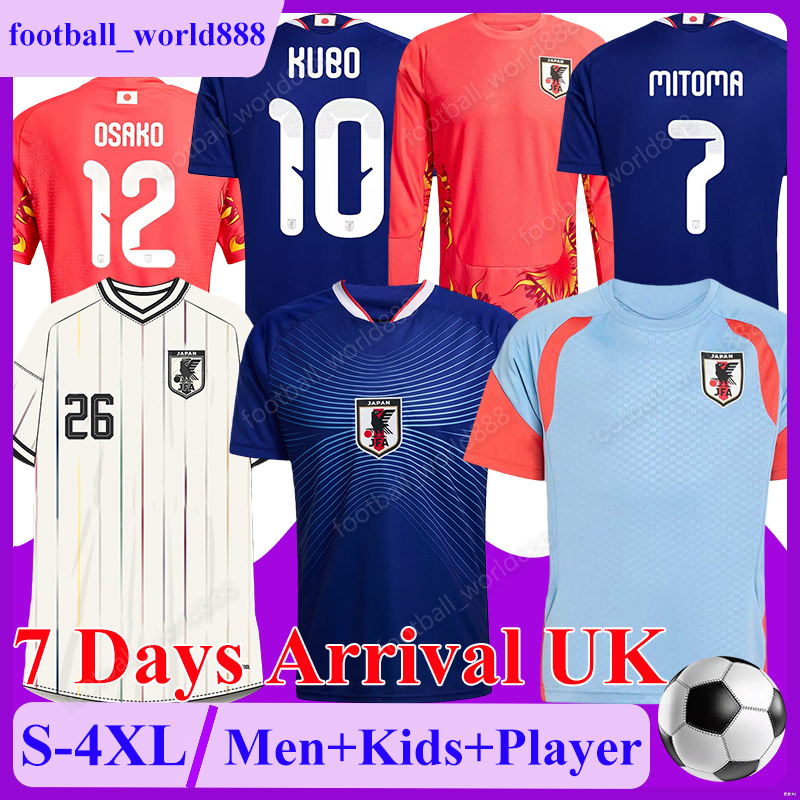 2025 JAPANS Soccer Jerseys World Cup AYASE KOKI KAMADA 2026 Football Shirts TAKE KEITO SOMA football kits MACHINO HENRY Special Version SAITO Men Kids Kits Socks Sets