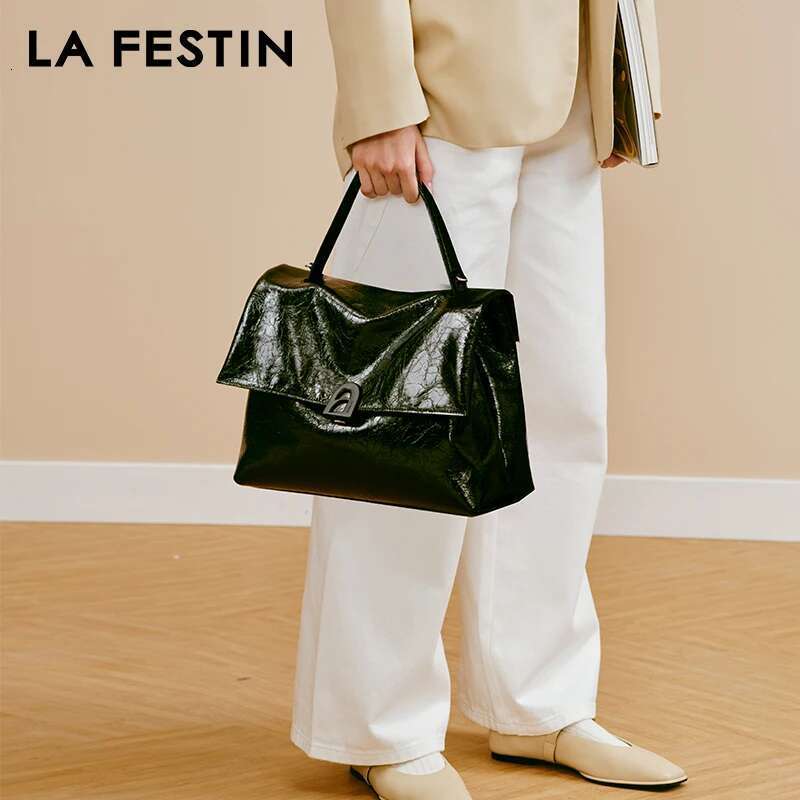 LA FESTIN Original Tote For Women Trend 2024 Shoulder Bag Casual Large Capacity Handbags Crossbody Bags A Door Series