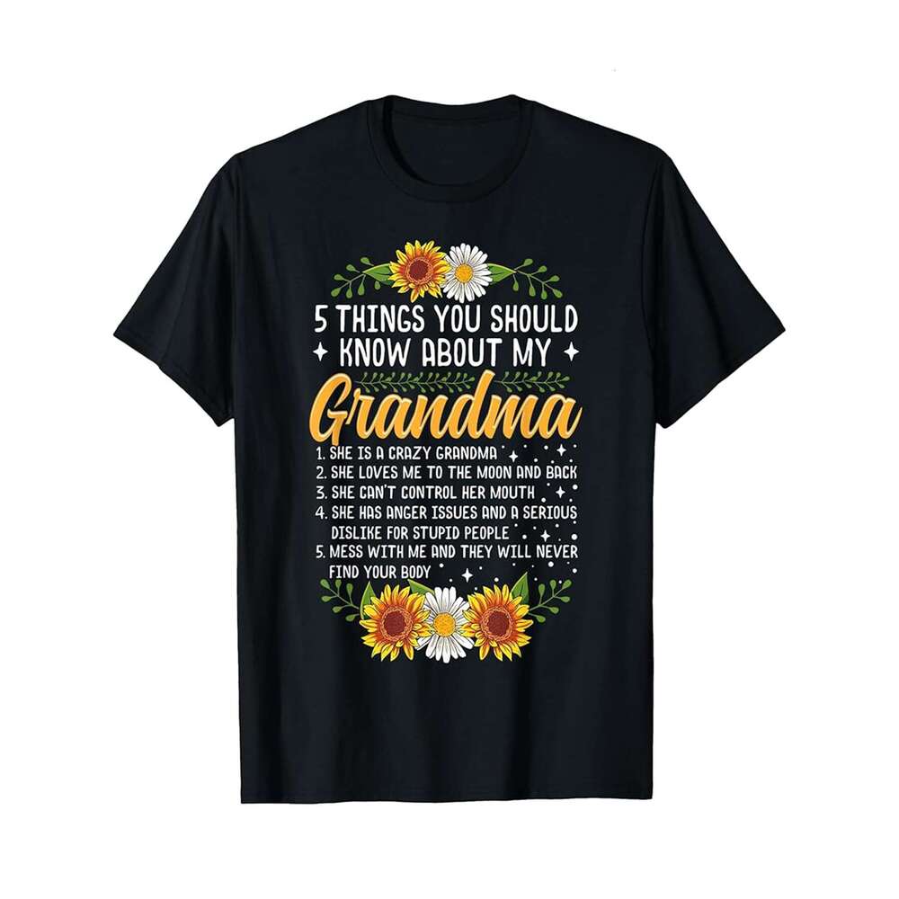 Designer T shirt 5 Things You Should Know About My Mema Shirt Cute Girls - 220g T shits