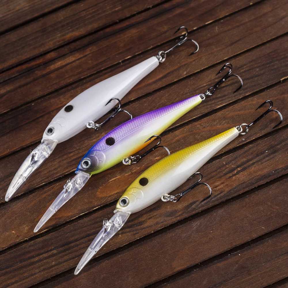 CCLTBA Deepwater Minnow Baits 11.5cm 10g Hard Lures Fishing Long Bill Crankbait Minnow Wobbles Artificial Fishing Tackle Z250411