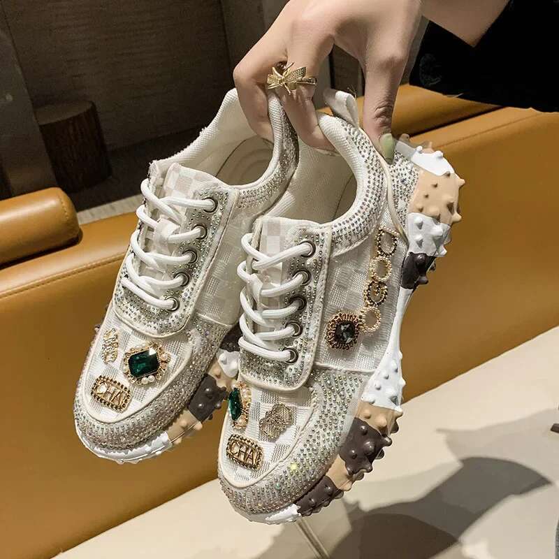 2025 New Women's Outdoor Platform Vulcanized Designer Fashion Sports Shoes