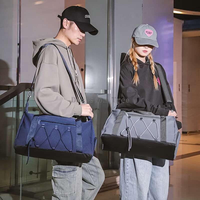 2025 Fashion Individual Shoe Bin Travel Large Capacity Sports Fiess Bag Lightweight Duffel Handbag For Men And Women A001