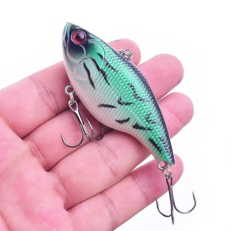 1Pcs Sinking VIB vibration ice fishing Wobblers Lure 7.5cm 18g winter hard bait Crankbait carp leurre pesca fishing Tackle Z250411