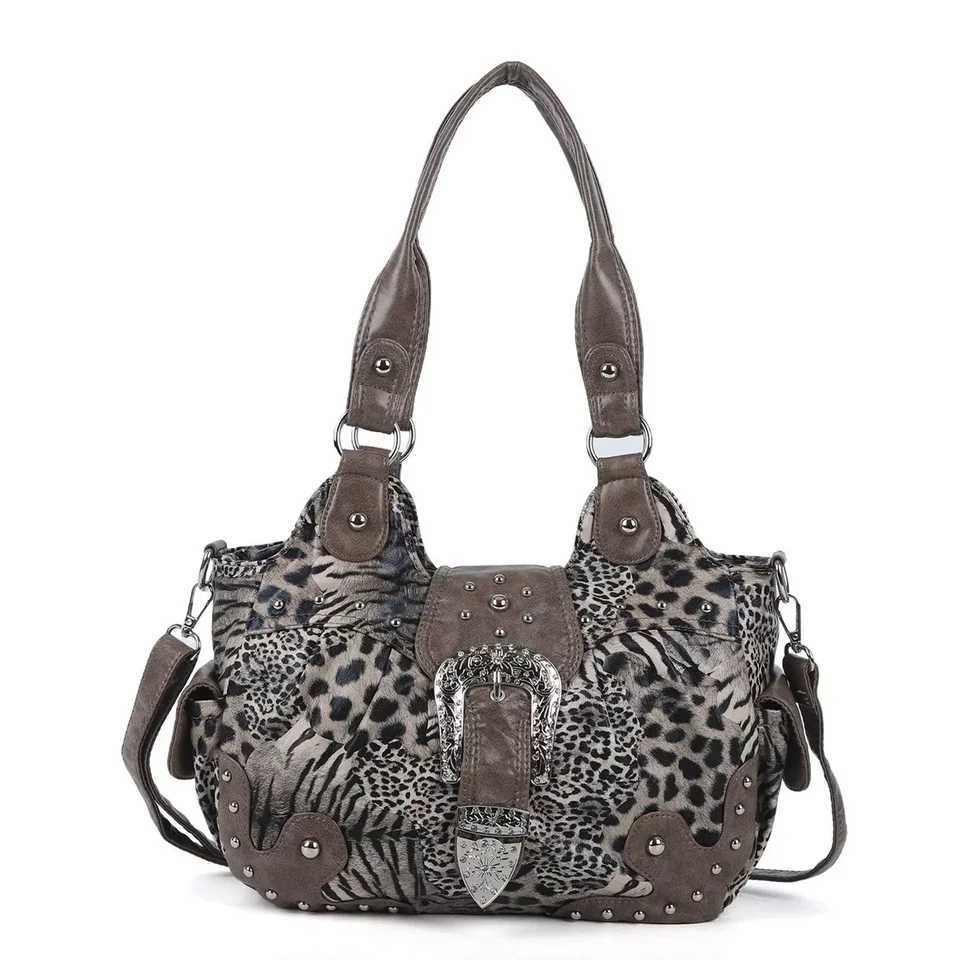 Women Handbag Leopard Top-handle Shoulder Bag PU Dumpling Pack Multi-pockets Shoulder Bags Phone Money PackW251111