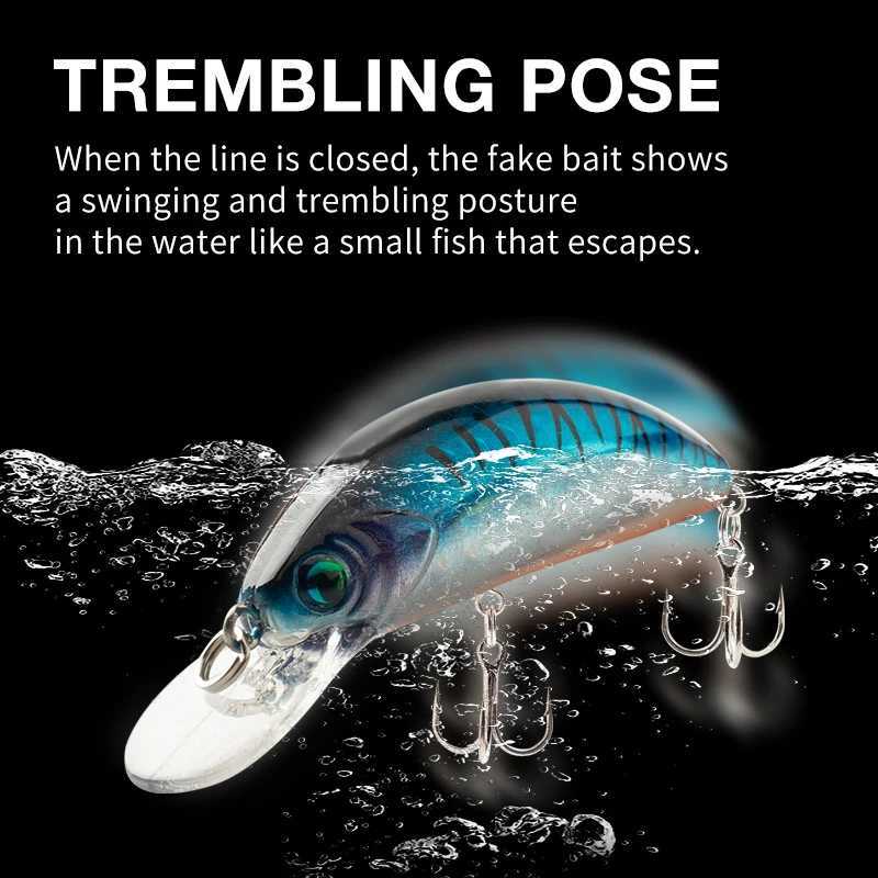 Banshee CRANK MINNOW Floating 4.7g 54mm Hot Model Fishing Lure Hard Bait Wobbler Crank Quality Professional Depth 2.0-2.5m Z250411