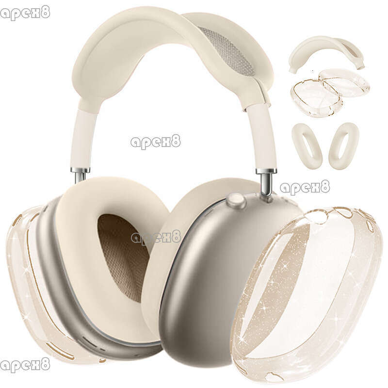 For headsets Clear headphone case Silicone solid color earcase protective case does not include headphones