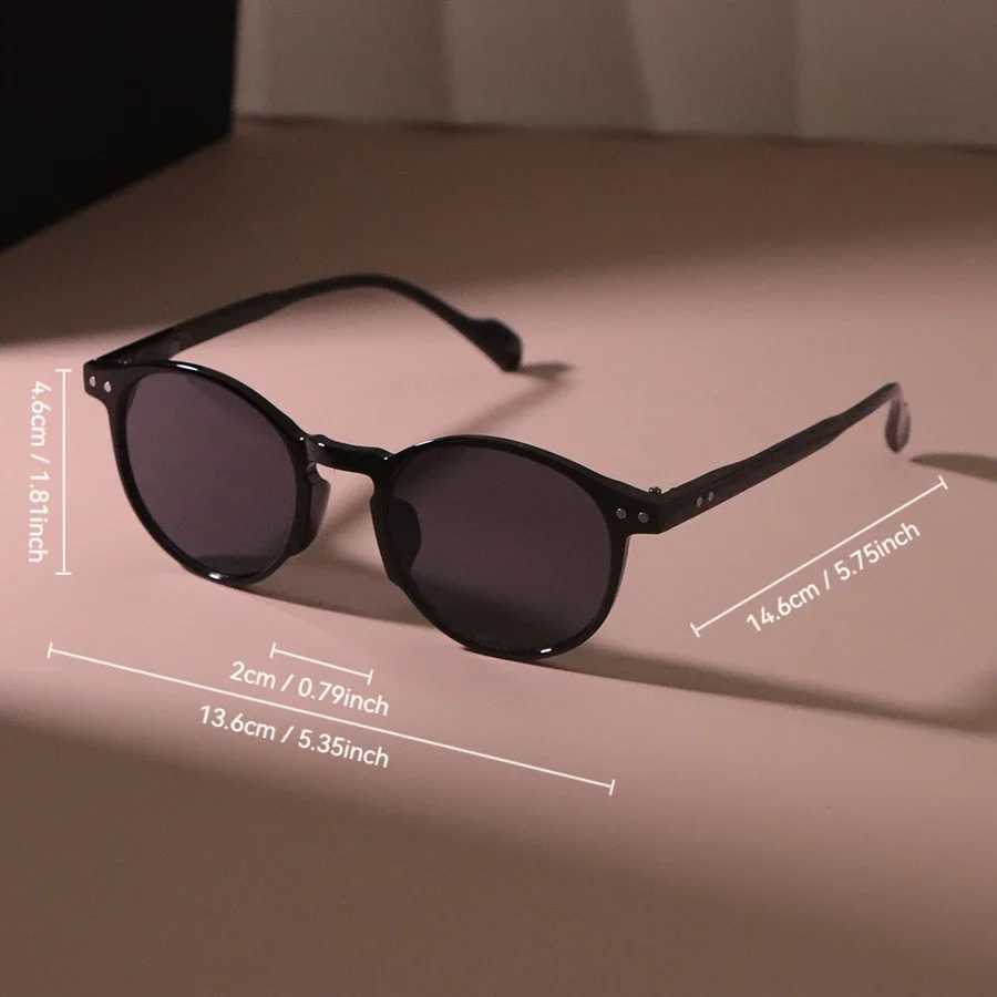 Vintage Round Sunglasses Women Men Fashion Retro Sun Glasses Female Male Designer Outdoors Mirror Punk Shades Oculos De Sol Z250411