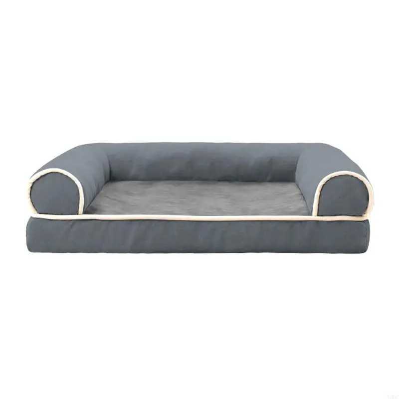 Y88C Dog Bed Fashion Nest for Small Puppies and Kittens Rectangular Basket Pet Bed Detachable Mat X250412
