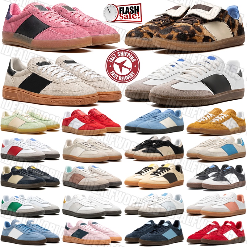 Designer leopard Casual Shoes White Core Black mens shoes Leather Rubber Red Pink Green Black Gum Crimson Velvet outdoors sneakers womens Trainers free shipping