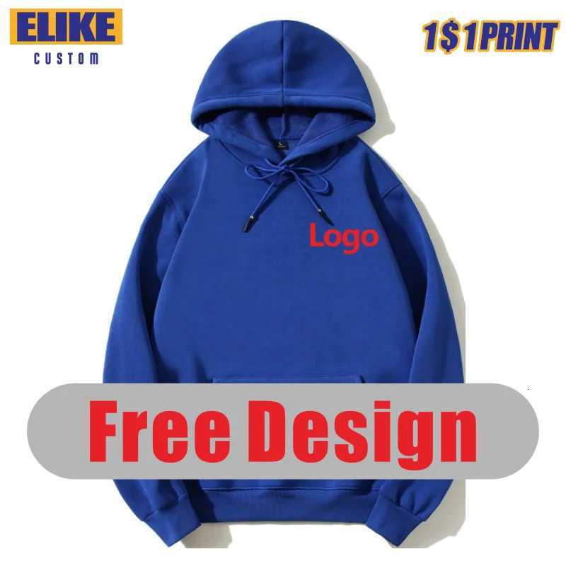 POD customization 10 Color High-Quality Sweater shirt Custom Printed Personal Group Brand Embroidery Men and Women thick Cotton Hoodie fleeceT251112