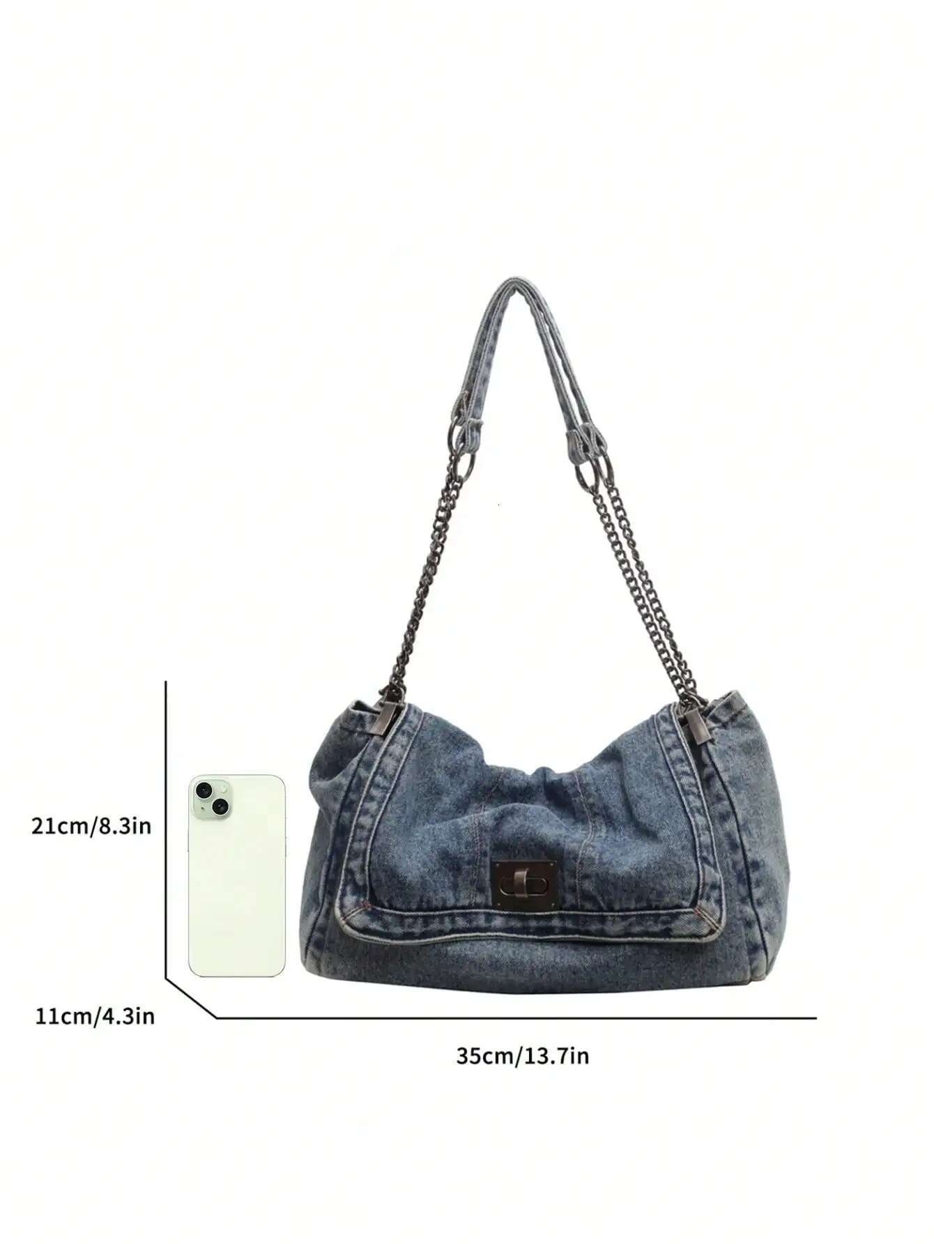 Fashionable And Versatile Shoulder Crossbody Commuting College Student Minimalist Casual Tote For Women Flap Bag