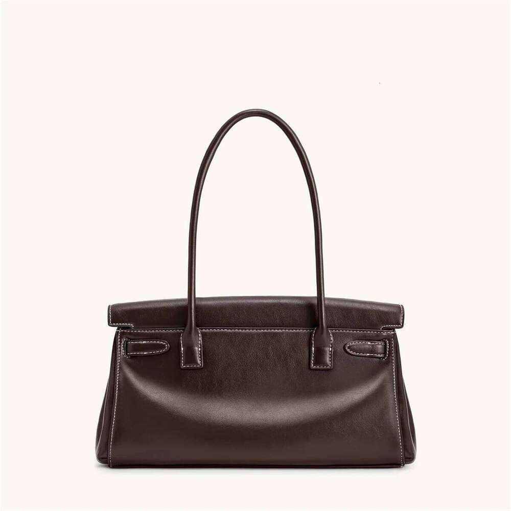 JW PEI 2025 New Women's Yara Shoulder ,Brown Large Capacity Work For Women Commuting, Professional Briefcase Tote Bag