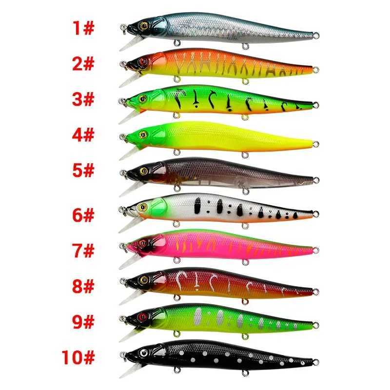 1 Pcs Fishing Lure 11.5cm/14g Minnow Crankbait Wobblers 3D Eyes Perch Artificial Bait Pike Carp Bait Swim Bait Fishing Pesca Z250411