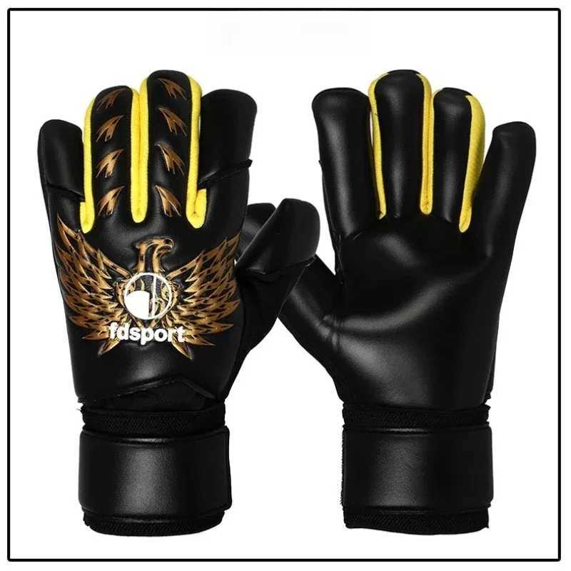 Flying Shield Football Goalkeeper Full Latex Gloves for Children and Adults Games Royal Series 20 Wear-resistantW251112