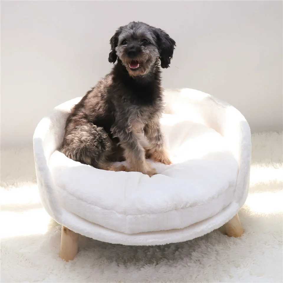 Super soft elevator dog cat sofa bed sofa pet dog chair back seat stool lounge with detachable waterproof pad X250412