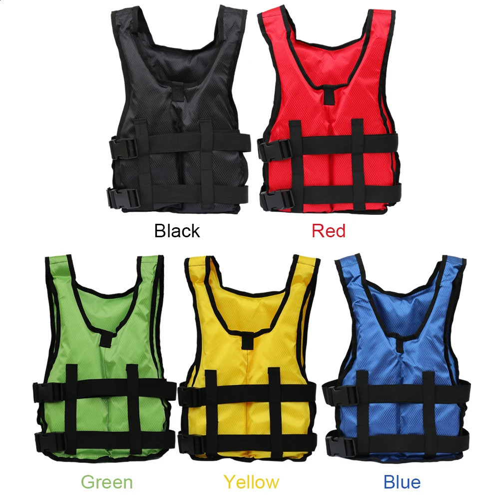Buoyancy Life Vest Adjustable Water Safety Vest Emergency Rescue Life Jacket for Kayaking Boating Surfing Drifting Safety 250411