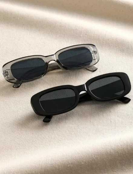 2PCS Women Sports Glasses Vintage Mirrored Cat Eye Sunglasses Retro Small Frame UV400 Eyewear Fashion Ladies Driver Goggles Z250411