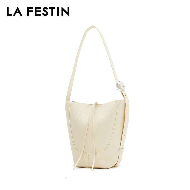 LA FESTIN Original Woman Leather Fashion Handbag Casual Large Capacity Shoulder Bags 2024 New Style Shopping Bag