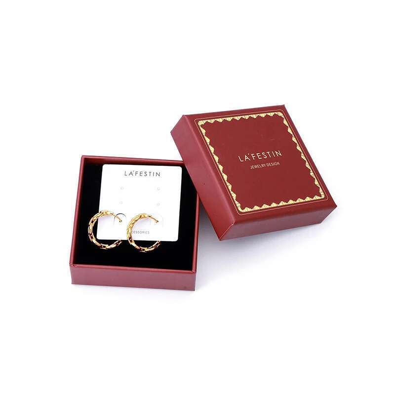 LA FESTIN Designer Female 2021 New Trendy Simple Retro Fashion Jewelry Niche Temperament Earrings Ins