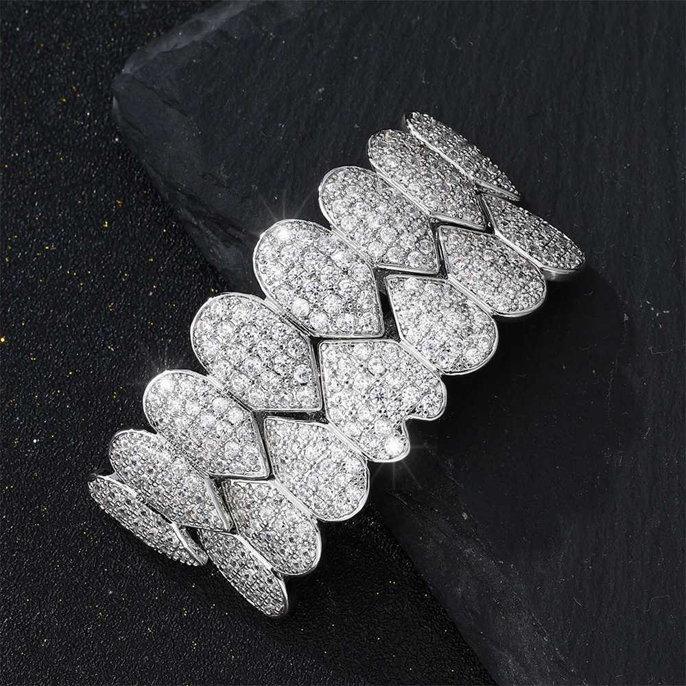D Zs new golden teeth Grilz ice out CZ stone Grills teeth mouth punk teeth hat cosplay party teeth rapper fun jewelry W250412