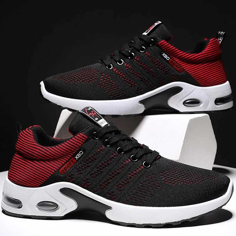 Mens running shoes spring low cut casual outdoor walking shoes soft sole breathable anti slip new mens sports shoes W250412