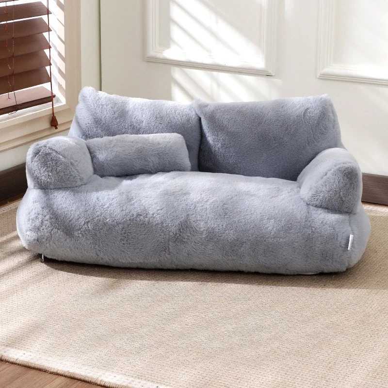 Cat Bed Luxury Super Soft Warm Pet Sofa is suitable for small cats dogs and detachable non slip bed sofas X250412