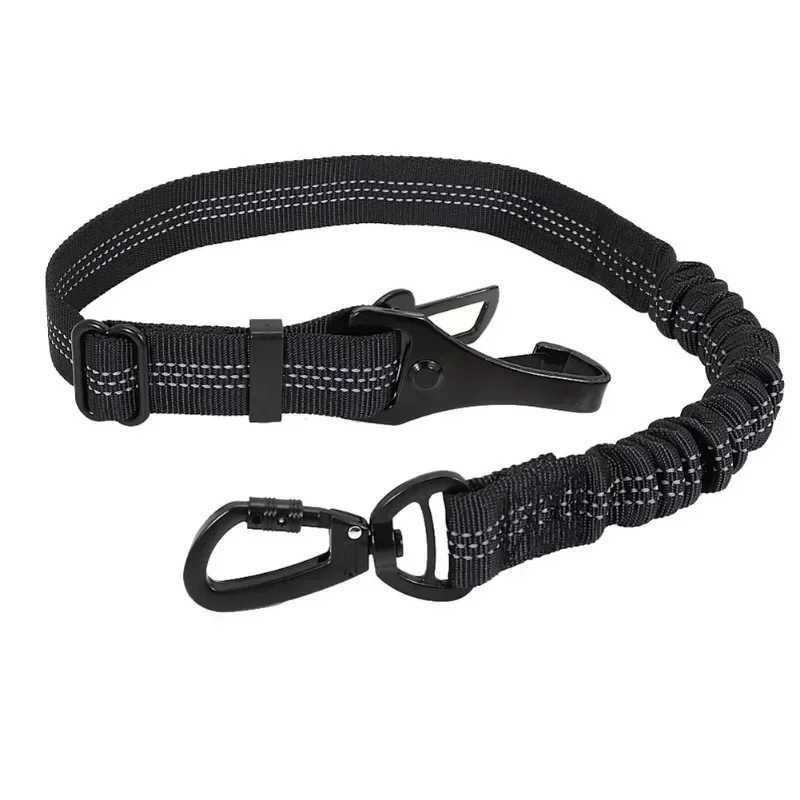 Pet dogs cats car seats belts vehicles adjustable safety lead retractable belts towing ropes suitable for dog travel pet supplies Y250412