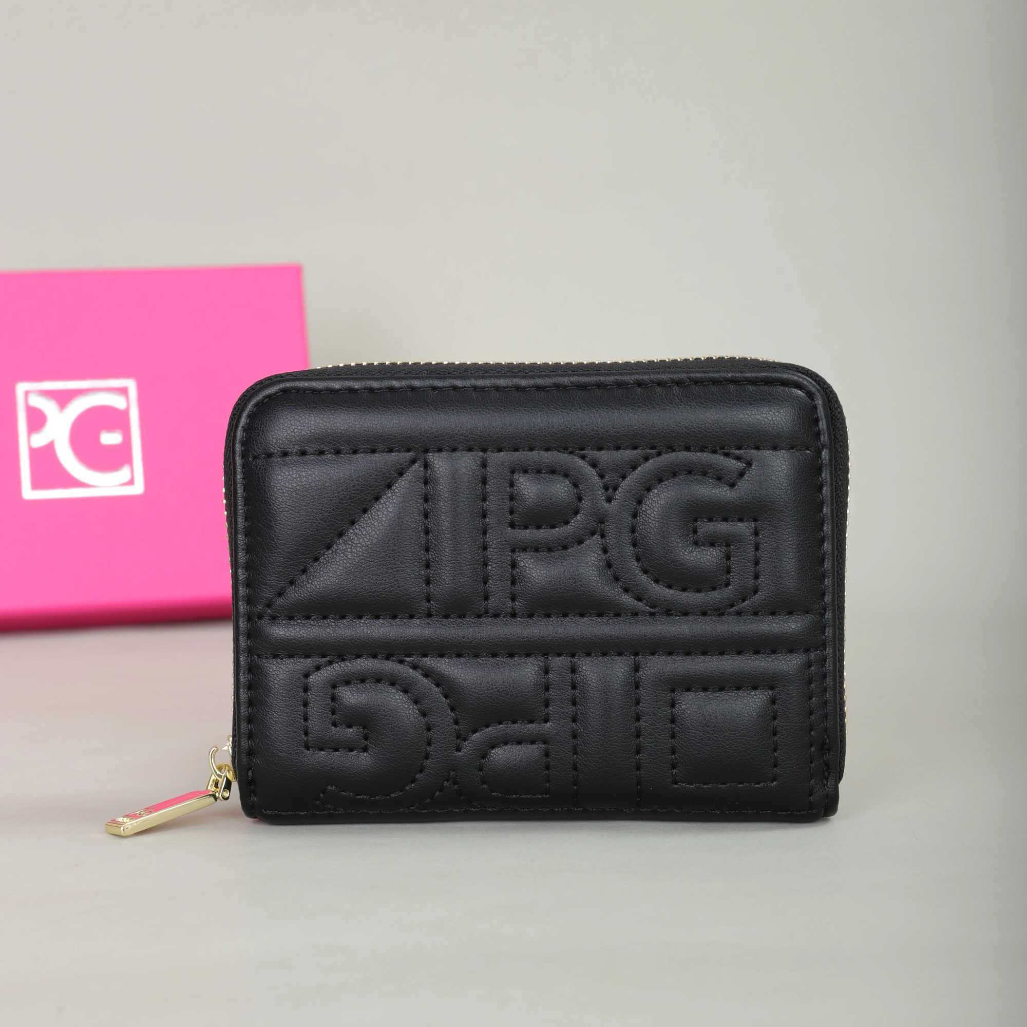 PG PATSY GARIS Fashion Classic unisex wallet with letter printing portable card bag and coin purse Z250411