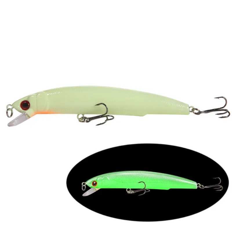 Lure Luminous Ringing Pearl Minolet Long Cast Floating Water Luminous Minnow Night Fishing Billed Perch Z250411