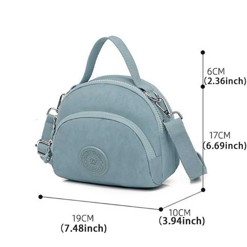 Fashion Women Crossbody Bag Lightweight Waterproof Nylon Fabric Handbags High Capacity Outdoor Travel Bag Single ShoulderT2511112