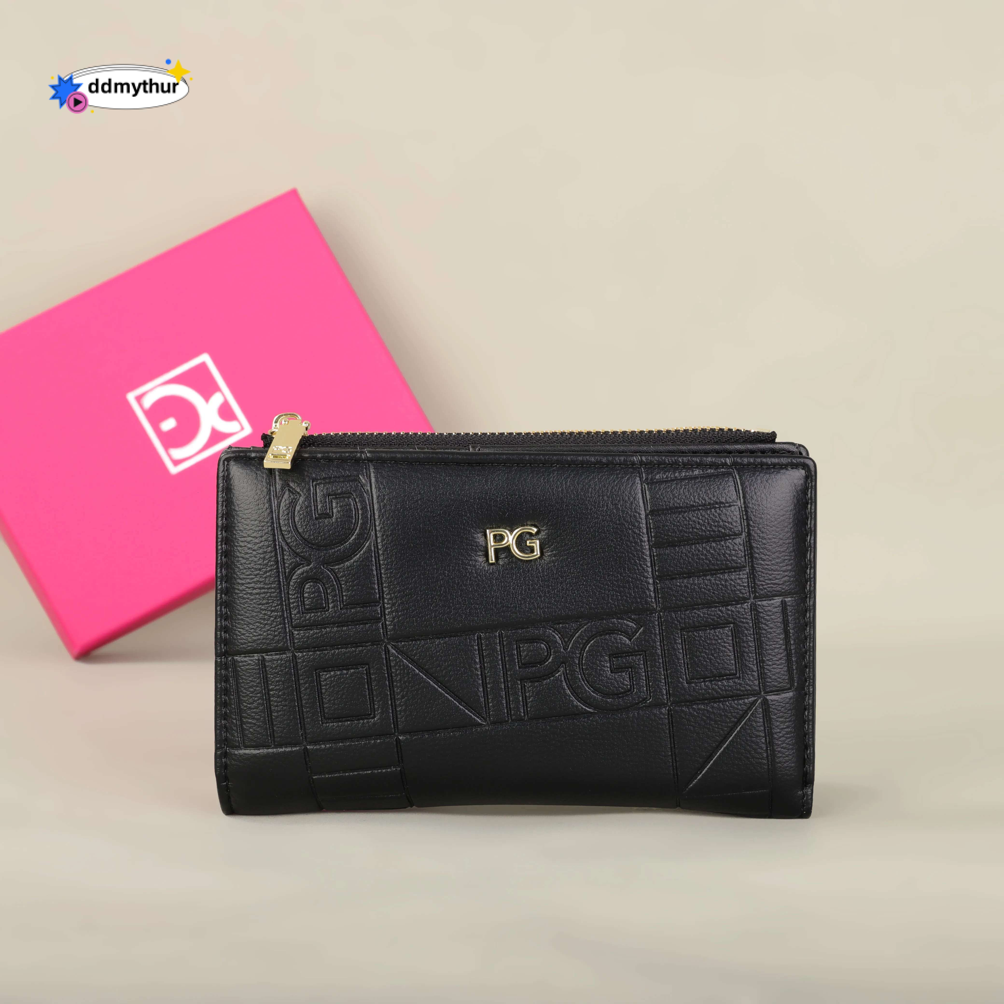 PG wallet Fashion Classic Retro Women's Universal Letter Printed Portable Card Bag Zero Wallet ddmythur